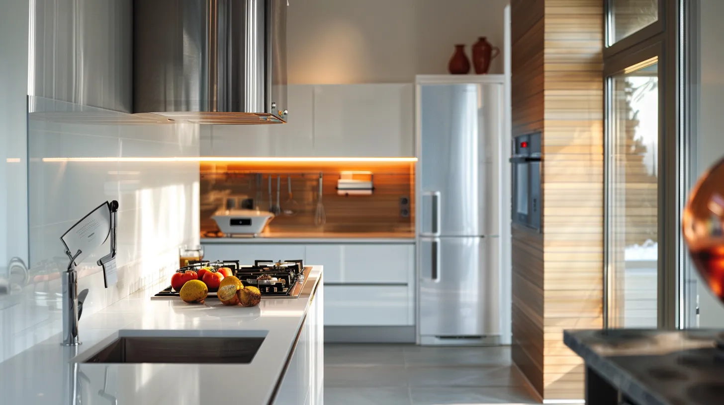 a sleek, modern kitchen setting features a prominent, polished tankless water heater expansion tank, illustrating its role in enhancing plumbing efficiency and maintaining water pressure, with a subtle emphasis on the seamless integration into the contemporary home design. a sleek, modern kitchen setting features a prominent, polished tankless water heater expansion tank, illustrating its role in enhancing plumbing efficiency and maintaining water pressure, with a subtle emphasis on the seamless integration into the contemporary home design.